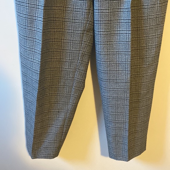 Vintage Pleated Plaid Trousers - Picture 3 of 6